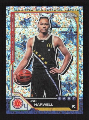 Zai Harwell 2025 Topps Chrome McDonald s All American McFlurry Refractor #5