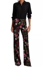 Alice+ Olivia Teeny Bootcut Pant In Be Still Floral NWT Sz 6