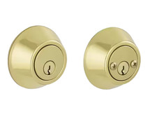  Lot of 4 Schlage VD62 V 605 Bright Brass Double Cylinder Deadbolt