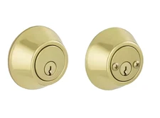 Schlage VD62 V 605 Bright Brass Double Cylinder Deadbolt