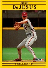 1991 Fleer #394 Jose DeJesus