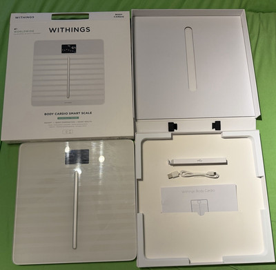 Withings Body Cardio Smart Scale Körperanalysewaage WLAN, Herzgesundheit, weiß 