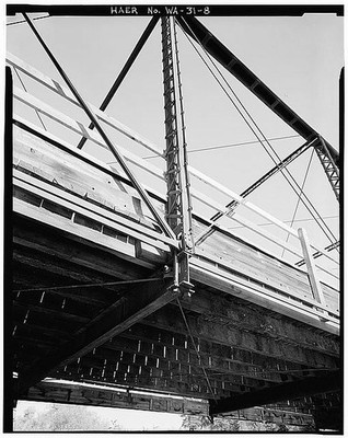 Bridge Construction Detail Bottom Lateral Bracing Stringer Floor Beams 1930s