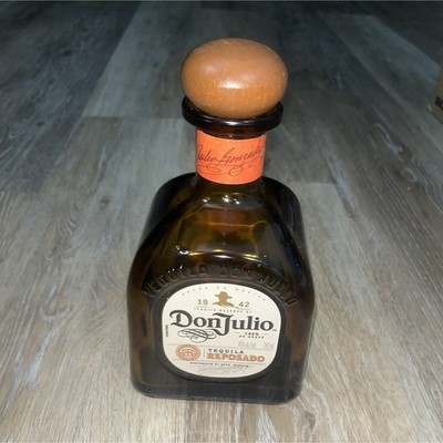 Don Julio Reposado Tequila 750ml Brown Collectible Liquor Bottle
