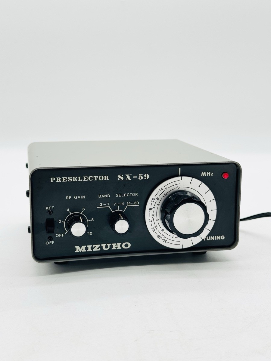 MIZUHO SSBジェネレーター、VFOユニット Vintage RARE Mizuho SX-59 Preselector Discontinued JAPAN WORKS S2