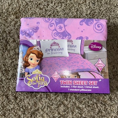 Sofia The First Twin Sheet Set NEW