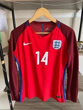 England Football Shirt 2016/2017 Women Jersey Nike Soccer Player Issue Lady sz M