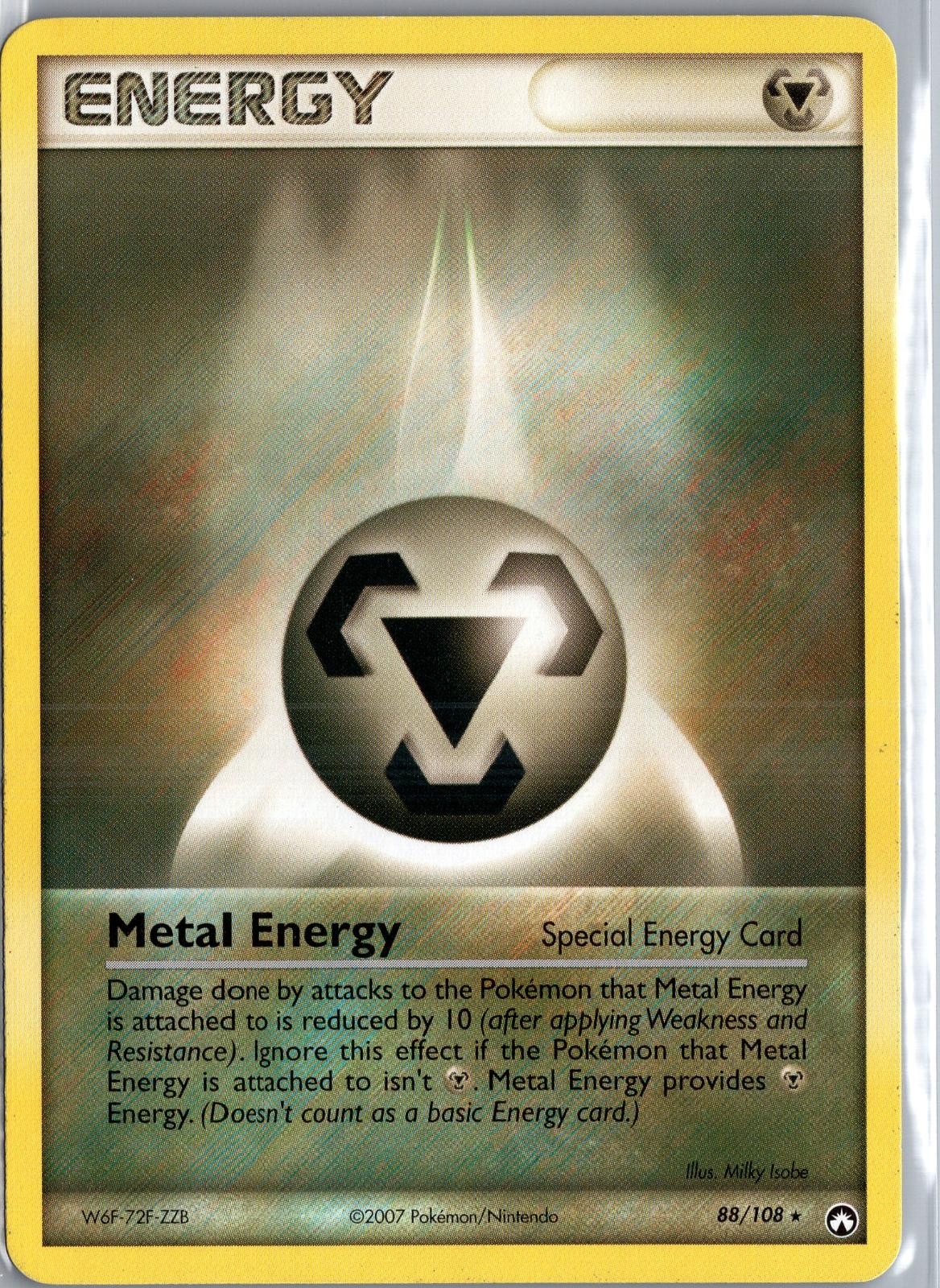 Metal Energy 88/108 Rare Power Keepers Pokemon Lightly Played