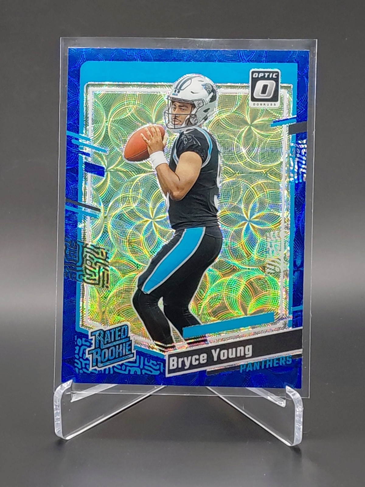 2023 Donruss Optic #213 Bryce Young Blue Scope Carolina Panthers