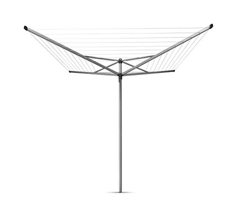 Brabantia Topspinner Stendibiancheria da Esterno, 50 m, Metallic Grey - NUOVO