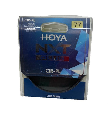 Hoya 77mm NXT Plus Multicoated Circular Polarizer Filter. U.S. New