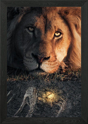 Der verlorene Schatz gerahmtes Wandbild Poster Leinwanddruck Bild