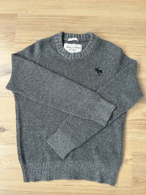 Abercrombie & Fitch Herren Pullover Grau M
