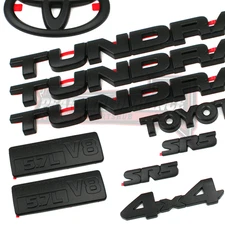 10 3D OVERLAY EMBLEM 2007-2013 FOR TUNDRA FRONT GRILLE & FENDER DOOR SIDE EMBLEM