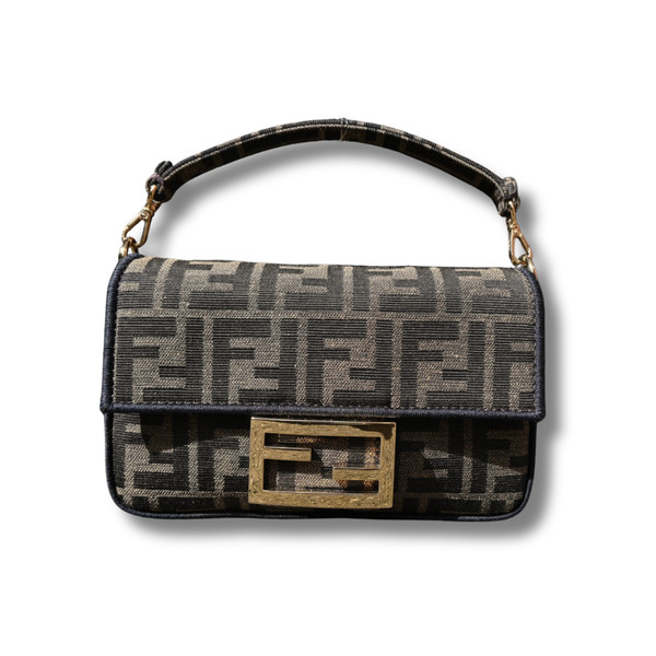 Fendi Baguette Mini jacquard bag