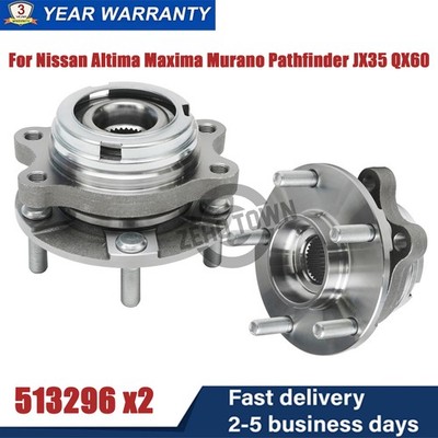 513296 Front Wheel Hub Bearing For Nissan Altima Maxima Murano JX35 QX60 2PCS
