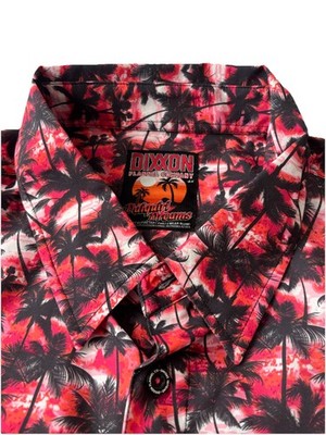 Dixxon Flannel Co Men's 4XL Short Sleeve Button Up Shirt Daiquiri Dreams Palm