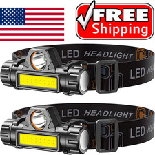 Linternas De Cabeza Recargables Lampara Frontal LED de Frente Alta Potencia..