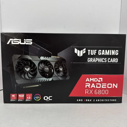ASUS TUF Gaming Radeon RX 6800 OC 16GB GDDR6 Graphics Card