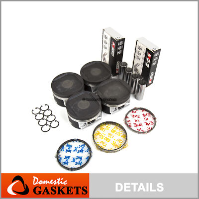 Pistons Bearings Rings Fit 02-05 Subaru Saab Turbo Impreza WRX 2.0L DOHC EJ20