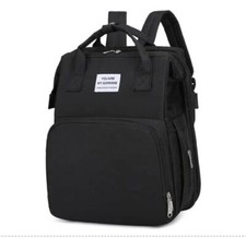 Multi-Function Baby Diaper Backpack Baby Folding Bed Nappy Mummy Changing Bag UK