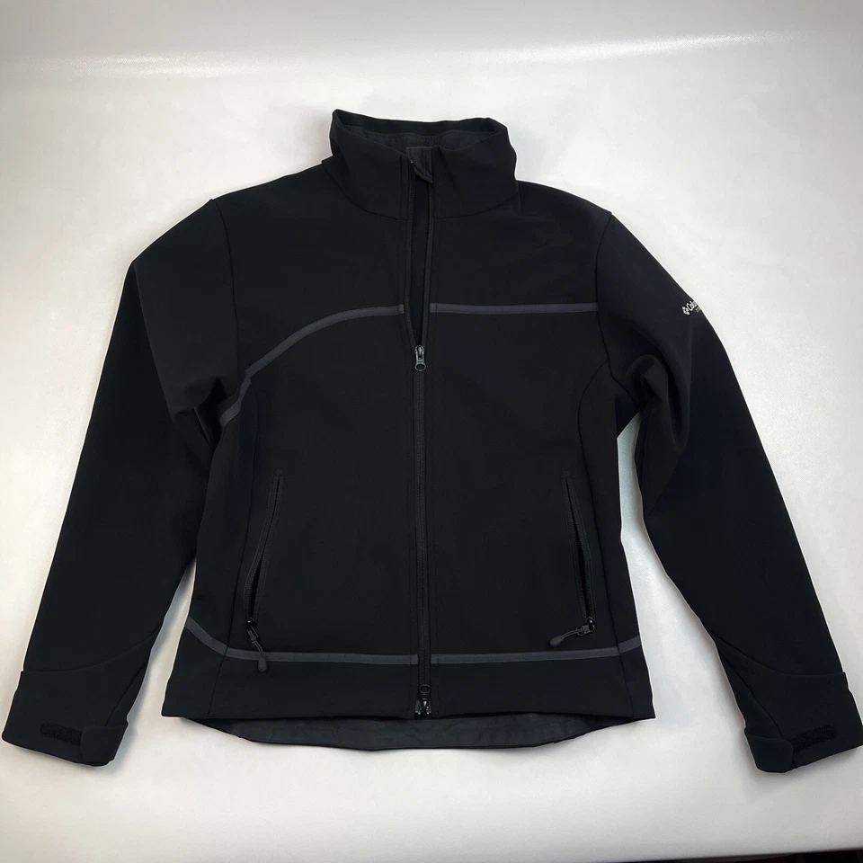 Columbia Sportwear Titanium Black Zip Up Moto Biker Jacket Women’s Size M - Image 2 of 4