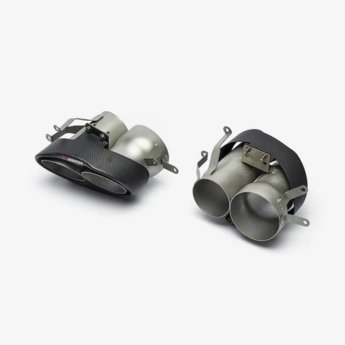 Car Akrapovic Exhaust Tip Carbon Fiber Muffler Pipe For Audi RS7 RS6 RS5 RS4 RS3 - Picture 6 of 6