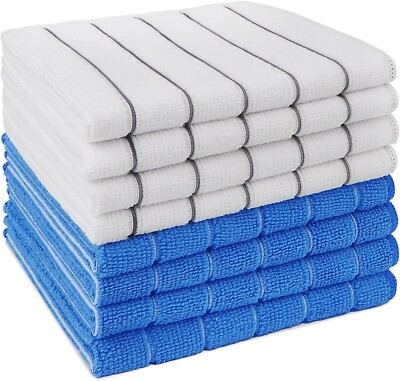 12''x12'' Kitchen Towels, Absorbent Dish Towels for Kitchen, Soft Dish Towels 8Pcs