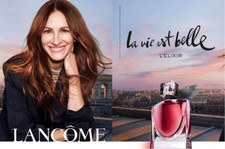 PUB ADVERTISING PERFUME LA VIE EST BELLE LANCÔME JULIA ROBERTS FASHION 4 PAGES