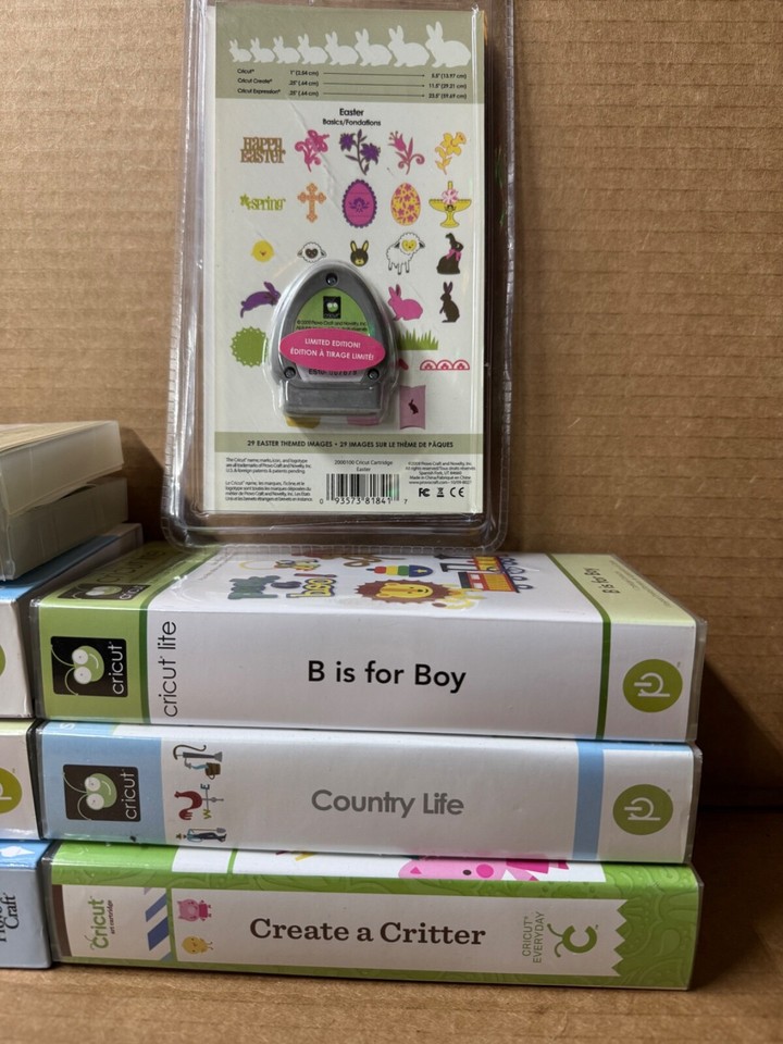 Lot of 8 Cricut Cartridges Provo Craft eBay