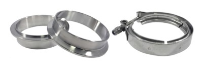 5" 127mm V-Band Clamp Kit – Heavy Duty Stainless Steel Turbo Exhaust Flanges