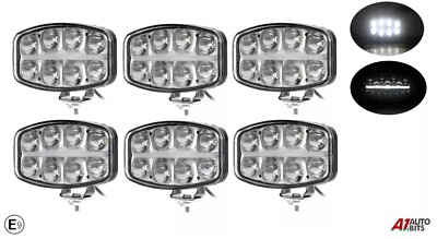 6X Passend für Scania Volvo DAF MAN LKW 10'' 64W Jumbo Oval LED Spot Fahrlicht
