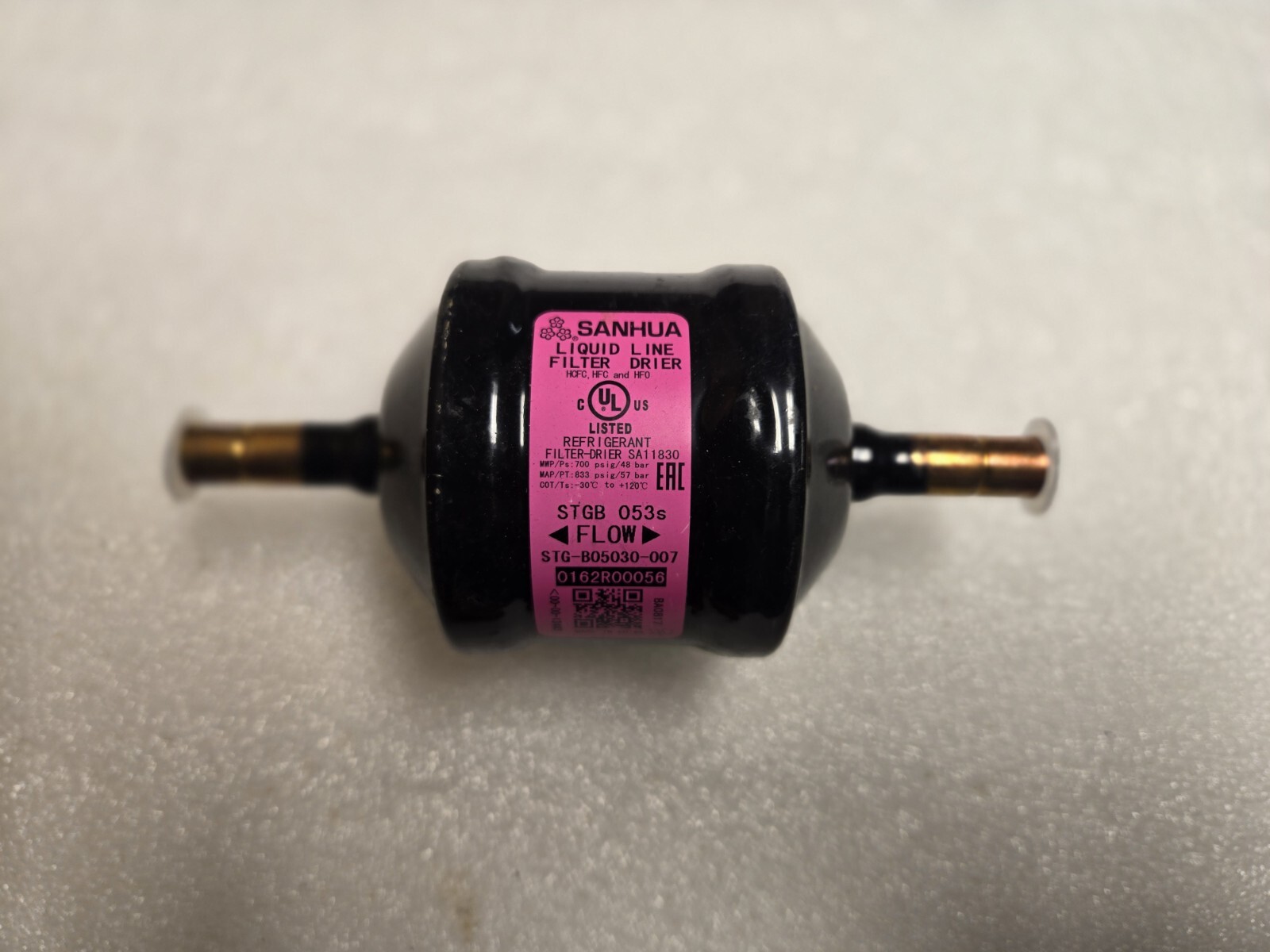 Sanhua BI- Flow LIQUID LINE Filter Drier STGB 053s STG- B05030-007  3/8" SOLDER