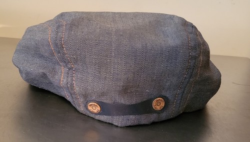 Vintage West Cal. 45 Newsboy Cap Made in USA by Jean McLaughlian  - Picture 3 of 7