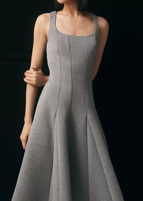 neoprene midi dress Zariah Ribbon Detail Midi Dress  L I V D