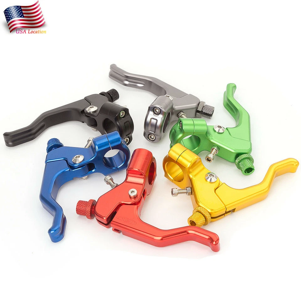 Para CBR600RR CBR100RR CBR954 Tire Corto Stunt Cable Embrague Palanca 7/8" 22mm CNC Foto 2 de 4