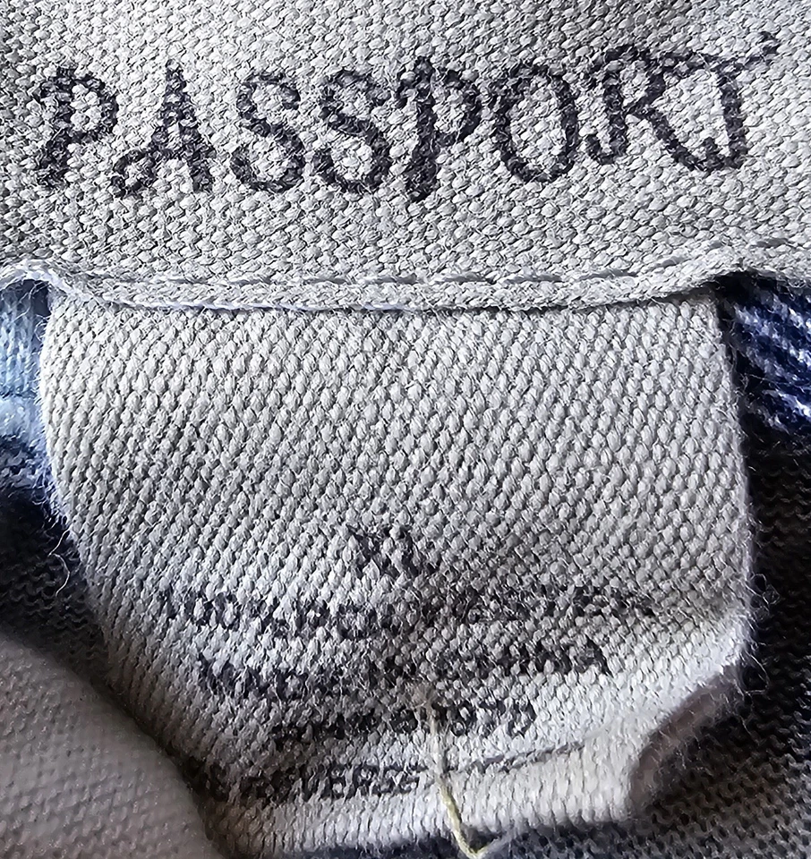 Camisa Top Blusa Passport Mujer Talla XL X Grande Azul Blanco A Cuadros Foto 2 de 4