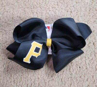 Pittsburgh pirates jumbo glitter bow Mlb