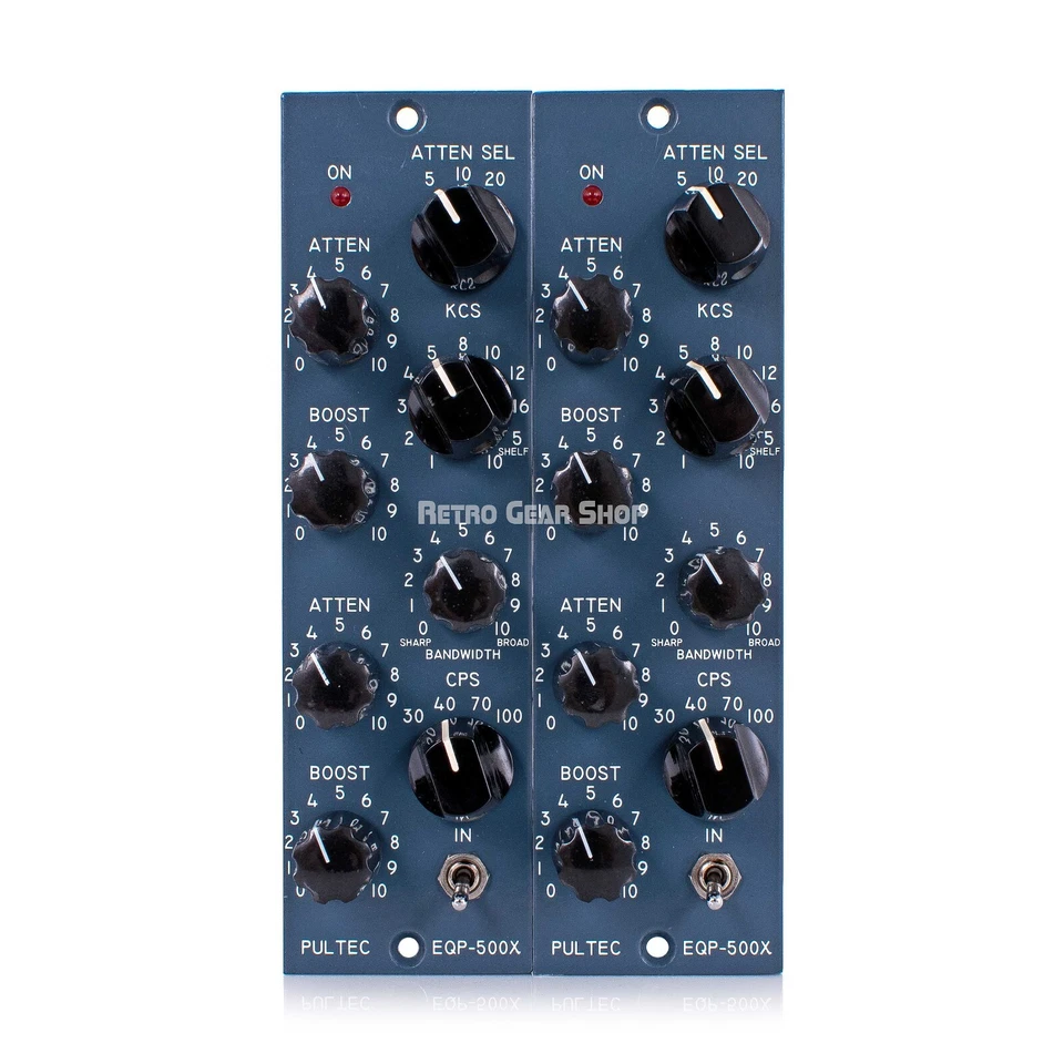 Pultec EQP-500X Pair Program Equalizer EQ 500 Series - Image 4 of 4