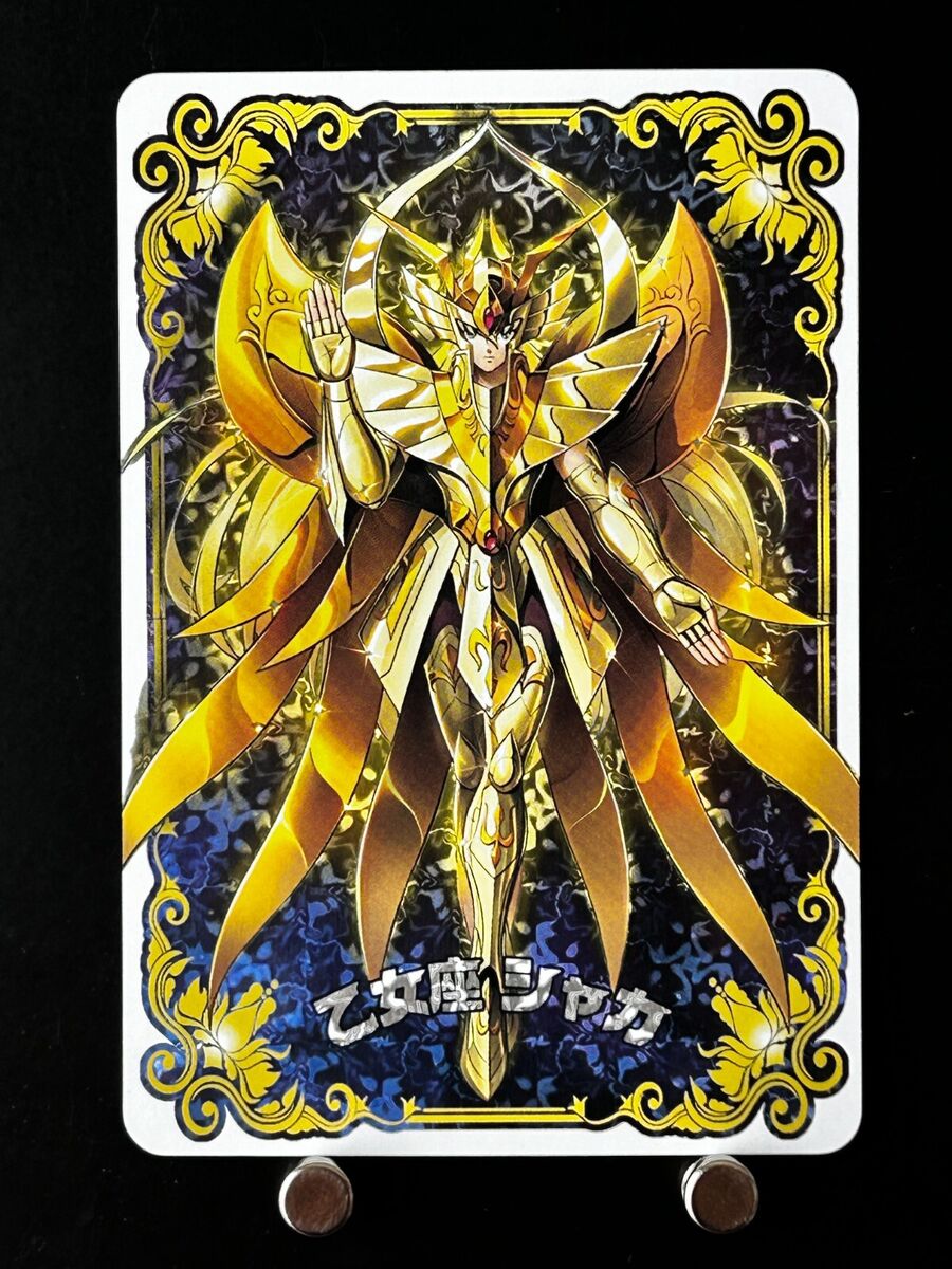 Virgo Shaka Saint Seiya Soul of Gold Card TCG BANDAI Virgo Shaka Saint Seiya Soul of Gold Card TCG BANDAI