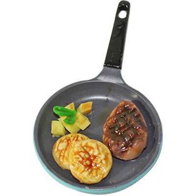  Mini -Steak -Modell Kind Lebensmittel Für Die Spielküche Falsches Essen Kinder