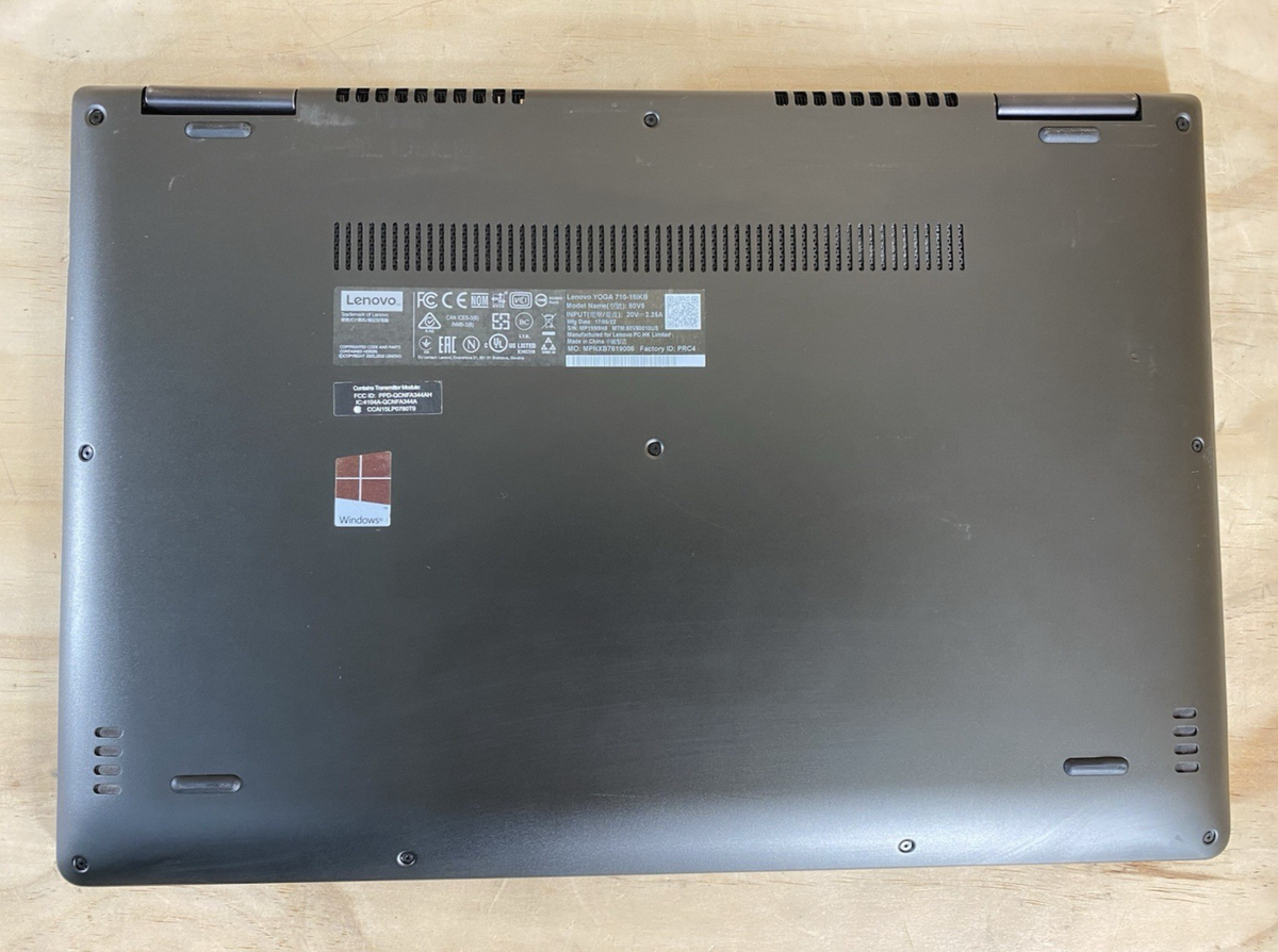 LENOVO YOGA 710-15IKB INTEL CORE I5-7200U@2.7GHz/256GB SSD/8GB RAM