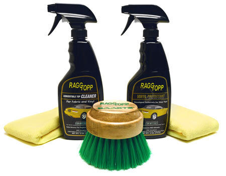 RaggTopp Premium Vinyl Convertible Top Cleaner, Protectant & Brush Kit RT-PKIT-5