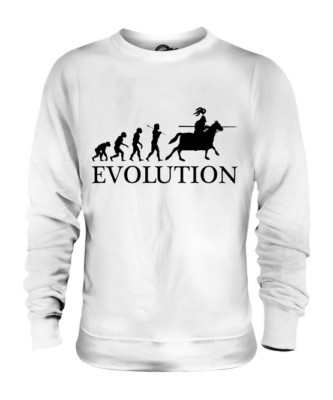 JOUSTING EVOLUTION OF MAN UNISEX PULLOVER HERREN DAMEN DAMEN GESCHENK LANZE