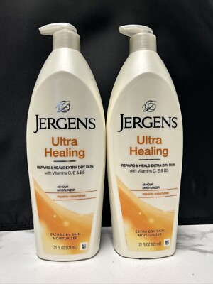 Jergens Ultra Healing Extra Trockene Haut Feuchtigkeitscreme 21 oz - 2 PACKUNGEN MENGE