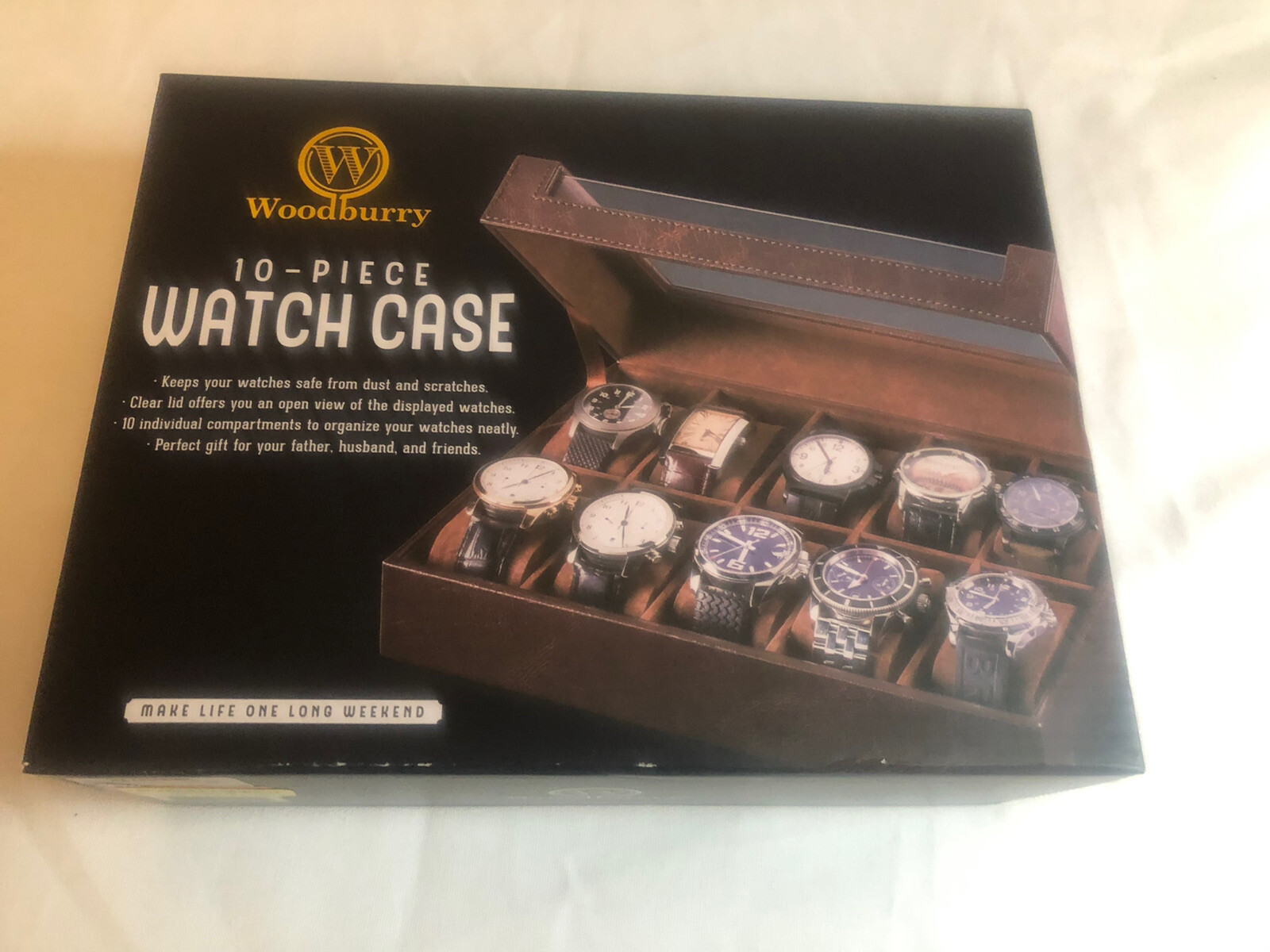 WOODBURY 10 Piece Men's Watch Case * Great Gift for sale online eBay