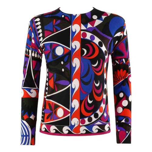 Abstract Signature Print Silk Jersey 