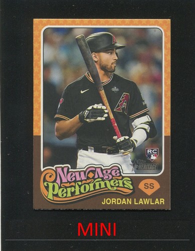 #33 JORDAN LAWLAR, Diamondbacks - 2024 Topps Heritage MINI: New Age Performers