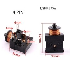 Freezer Refrigerator Starter 1/2HP Fractional Relays Compressor Replacement Part