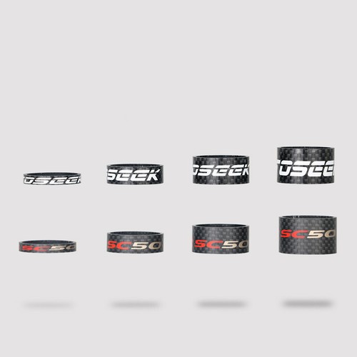 Full Carbon Fiber Bicycle Headset Spacer Bicycle Steerer Tube Shim Washer Gasket - Picture 8 of 13